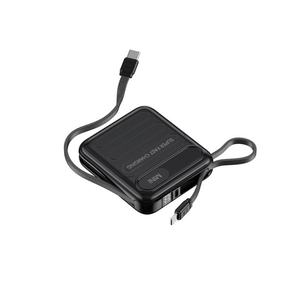 Batterie externe portable mini personnalisable 10000mAh 20000mAh 22.5W avec câbles intégrés pour l'extérieur - Product Image 2