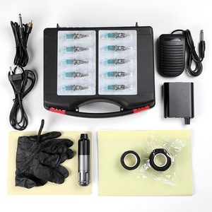 Permanent Tattoo <b>Kit</b> for Beginners <b>Electric</b> Coreless Motor Tattoo Machine Set with Disposable PMU Supplies - Product Image 4