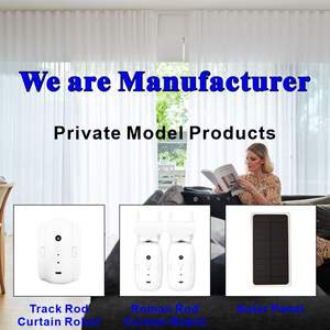 Tuya Smart Wifi/Zigbee Interruptor de cortina Control remoto Rodillo electrónico digital moderno para Oficina Para Todos los postes y pistas de cortina - Product Image 2