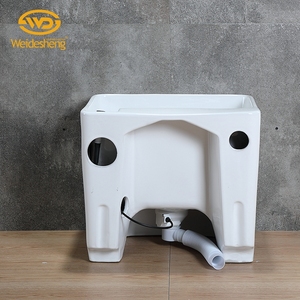 Design <span class=keywords><strong>moderne</strong></span>, lavabo en céramique pour salle de bain, lavabo sur pied pour le <span class=keywords><strong>jardin</strong></span> - Product Image 5