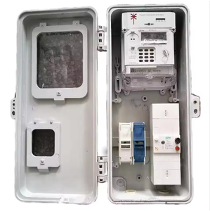 Boîtier de distribution électrique SMC d'usine chinoise, boîtier de <span class=keywords><strong>compteur</strong></span> électrique monophasé en plastique avec <span class=keywords><strong>compteur</strong></span>, <span class=keywords><strong>fusible</strong></span> et disjoncteur - Product Image 2