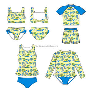 Maillot de bain pour enfants de haute qualité, imprimé floral, bas de maillot de bain, vêtements de plage pour bébés filles, pour enfants de tous âges - Product Image 3