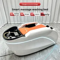 Lit de massage électrique intelligent entièrement automatique pour salons de coiffure et barbiers, multifonctionnel, pour thérapie capillaire thaïlandaise en salon