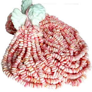 Perles de coquille de conque rose surfeurs roses <span class=keywords><strong>super</strong></span> love surfeurs plage Style personnalité irrégulière femme pour la fabrication de bijoux - Product Image 2