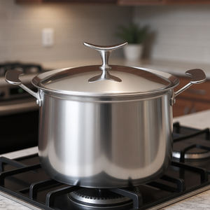 Casserole à large bord d'usine OEM Marmite à induction Marmite à soupe 3 plis Marmite à trois plis en acier inoxydable 304 - Product Image 1