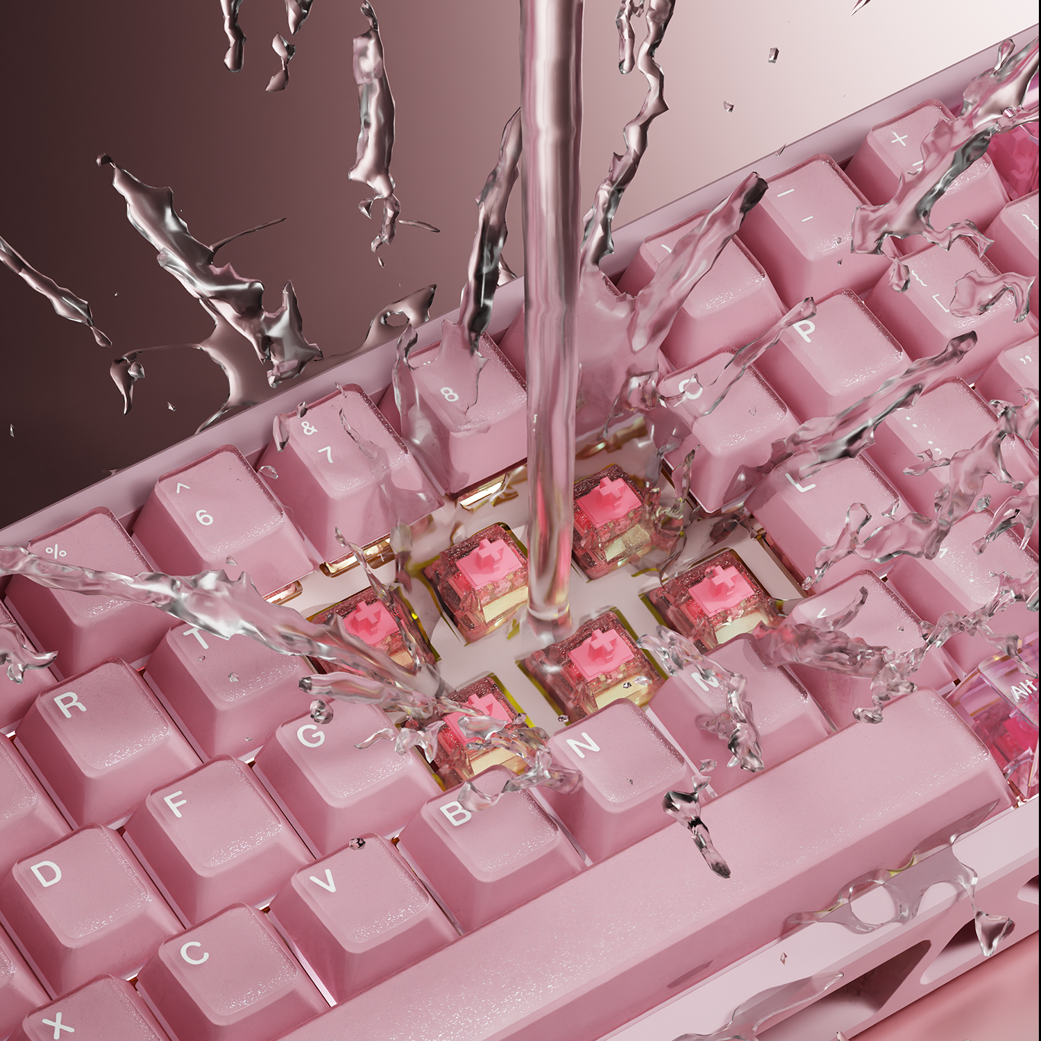 GATERON X Sikakeyb FORT68 Sakura Collab Limited Edition Set