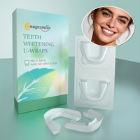 Onugesmile - Bandas de Blanqueamiento Dental en Forma de U, Secas, Sin Sensibilidad, Anti-Manchas de Té, Café, Vino y Cigarrillos, 10 Bandas de Blanqueamiento en Caja
