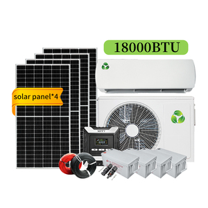 Off Grid Solar <b>Air</b> <b>Conditioner</b> 24 Seer <b>Mini</b> Split 48V 18000btu 24000btu Conditioning R134A 48V DC Split Units Solar System <b>Air</b> C - Product Image 3