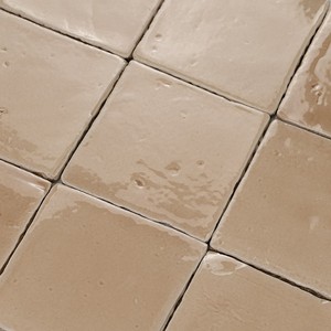 Piastrella in Ceramica Naturale Vitri 10x10, Finitura Opaca Beige per Pavimenti e Pareti - Product Image 5