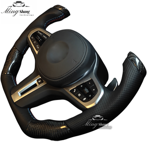 Volante Deportivo de Fibra de Carbono <span class=keywords><strong>M</strong></span> <span class=keywords><strong>Sport</strong></span> para BMW F10 F18 F30 F35 F90 F35 G01 G02 G05 G20 G30 G38 X5 X6 F01 F07 F20 F11 F22 F25 M3 M4 M5 - Product Image 4