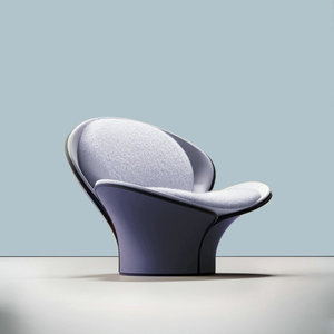 เก้าอี้พักผ่อนดีไซน์หรูสไตล์มินิมอลอิตาลี <span class=keywords><strong>BeBa</strong></span> สำหรับห้องนั่งเล่น ล็อบบี้โรงแรม ทำจากไฟเบอร์กลาสหุ้มกำมะหยี่ รูปทรงดอกไม้ - Product Image 2