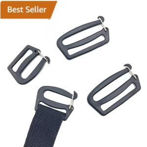 Dây kim loại nhựa mùa xuân điều chỉnh Báo Chí mở không may Ba lô Webbing kết nối nhanh chóng phát hành vuông 25mm tri-glide khóa - Product Image 2