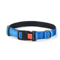 Collier Réfléchissant Ajustable en Nylon Rembourré pour Chien et Chat, avec Boucle de Sécurité et Rubans Lumineux Décoratifs – Vente en Gros