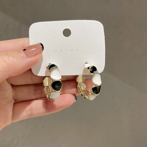 โรงงานขายส่งเกาหลี S925ชุดหรูหราเจ้าสาวต่างหูอินเทรนด์แต่งงานแฟชั่นเครื่องประดับต่างหูสำหรับผู้หญิง - Product Image 4