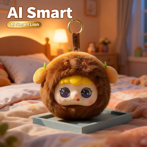 便携式情绪支持人工智能伴侣钥匙扣 超柔软毛绒玩具，带ChatGPT互动，用于缓解压力的玩具钥匙扣 - Product Image 1