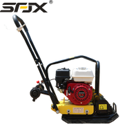Plaque vibrante compacteuse C60 SFJX avec moteur essence Robin 65 kg pour construction routière, haute efficacité, portative