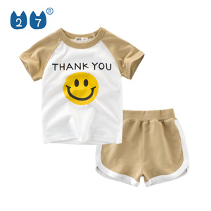 Hot sale children's clothing sets boutique outfit short baby boy clothes - Product Image 2