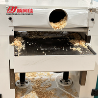Raboteuse à épaisseur simple face MB104, robuste |   Machine à raboter le bois industrielle, moteur 5,5 kW, largeur de traitement 500 mm pour bois dur