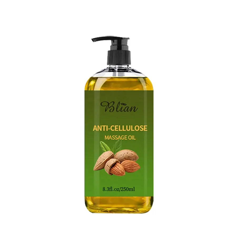 Private Label Essential Oil Jojoba Oil Anti-cellulose Body Massage Oil