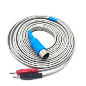 Electrodo Cable de plomo 2mm Enchufe Terapia Máquinas Conexión Cable médico
