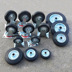 360 Rotatable Uretano Heavy <span class=keywords><strong>Duty</strong></span> Rodízio Wheels3/ <span class=keywords><strong>4</strong></span>/ <span class=keywords><strong>5</strong></span>/<span class=keywords><strong>6</strong></span>/8 Polegada Rodas De Borracha para Skate - Product Image 5