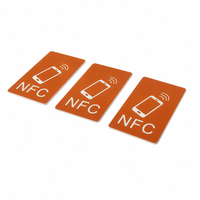 Carte NFC Mini PVC NTAG213 13,56 MHz, carte RFID intelligente avec encodage de données personnalisé, impression offset haute définition