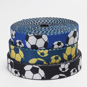 Trung Quốc Nhà sản xuất bán buôn thân thiện với môi Polyester/Nylon sọc thêu in Webbing - Product Image 5