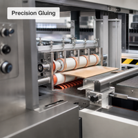 Machine de découpe et d'impression flexographique rotative à grande vitesse pour carton ondulé, à économie d'énergie, pour usine de boîtes en carton