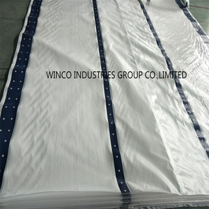 Malla de Leno de 12 mil, 13' x 100', Solución para Andamios de Construcción, Lona Reforzada Blanca Transparente de Calidad con <span class=keywords><strong>Banda</strong></span> Reforzada - Product Image 5