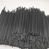 Bâtons diffuseurs Bâtons diffuseurs en fibre de rotin Bâtons diffuseurs en fibre de roseau Couleur personnalisée Bâton de parfum à diffusion noire