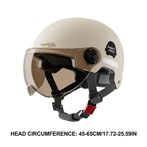 Casco de motocicleta/<span class=keywords><strong>Bicicleta</strong></span> Infantil ABS de media cara nuevo al por mayor con certificación DOT y ajustador - Product Image 5