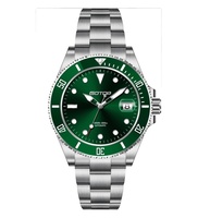 Jam Tangan Mekanik Otomatis Mewah Pria Custom ODM 2021 41mm Baja Tahan Karat Hijau Zamrud Tahan Air Gaya Fashion