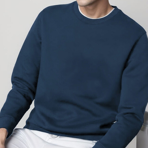 Sweat-shirt à col rond en coton French Terry 300 g/m², logo personnalisé, coupe oversize, sweat-shirts et pulls pour hommes - Product Image 3