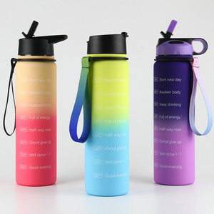 32oz Grande <span class=keywords><strong>Motivation</strong></span> Marqueur Temporel Sport Écologique Motivé Métal Bouteille D'eau Avec De <span class=keywords><strong>La</strong></span> Paille De Logo Fait Sur - Product Image 1
