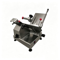 Qianxing 2026 Nouvelle Machine Commerciale à Trancher la Viande Congelée en Acier Inoxydable, Épaisseur Réglable Automatiquement, pour Viande Empilée