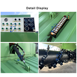 क्रॉलर टर्निंग कम्पोस्टिंग उपकरण घोड़े की खाद कम्पोस्ट मशीन जैविक उर्वरक पेलेटाइज़र - Product Image 4