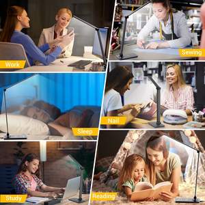 Lámpara de Escritorio LED <span class=keywords><strong>Greenergy</strong></span> de Excelente Calidad, Moderna, DC E26, 3 Niveles de Intensidad Regulable, Control Táctil, Aluminio+ABS, Temperatura de Color 3500/4500/6000K - Product Image 6