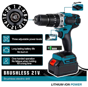 สว่านกระแทกไร้สาย Ananke Tools Brushless พร้อมแบตเตอรี่ลิเธียม สำหรับงาน DIY และงานบ้าน กำลังไฟ 800 วัตต์ รับผลิตแบบ OEM - Product Image 6