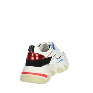 Zapatillas Deportivas para Mujer Serafini DTWIN04 Blancas y Rojas con Suela Gruesa - Product Image 3