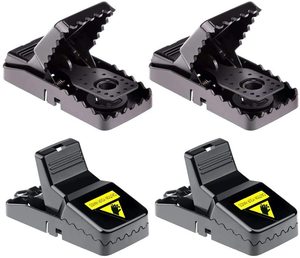 Les meilleurs petits pièges à souris et écureuil qui fonctionnent efficacement pièges à souris Snap automatique en plastique ABS tueur de souris répulsif à souris taille S & L - Product Image 1
