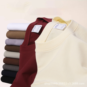 เสื้อยืดโอเวอร์ไซส์ MT2529 สำหรับผู้ชาย ผ้าหนา 300 GSM พิมพ์ลายปักโลโก้ตามสั่ง OEM MOQ ต่ำ - Product Image 4