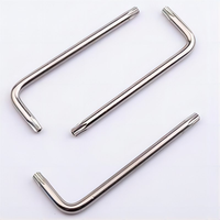Clé Allen Torx industrielle antidérapante métrique en forme de L, double tête Torx, en acier au carbone trempé, jeu de clés étoiles manuelles, quincaillerie
