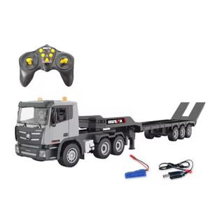 SJY-1522 Camion Remorque RC 1:18 Télécommandé Simulation Ingénierie 2.4Ghz 9 Canaux Camion Benne Plate RC Jouets Excavateur pour Garçons - Product Image 1