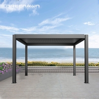 Gauche en Aluminium bioctique Design moderne, cyclisme manuel ou motorisé, véranda, balcon, Pergola