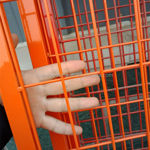 Valla de seguridad portátil sostenible para patio trasero y granja Marco de metal recubierto de PVC <span class=keywords><strong>Alquiler</strong></span> móvil temporal - Product Image 6