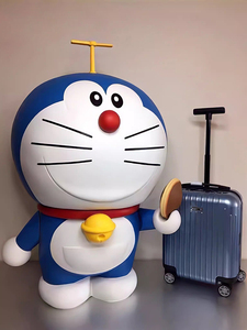 Khuyến mại Doraemon Tinkerbell mèo chuồn chuồn nhựa thủ công Đồ chơi tre trang trí quà tặng cho phim hoạt hình người hâm mộ - Product Image 2
