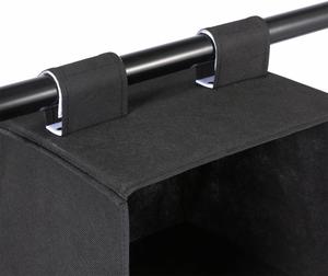 Organisateur suspendu à 6 étagères, étagères de placard pliables, bacs de rangement en tissu pour chambre, dortoir, maison - Product Image 5