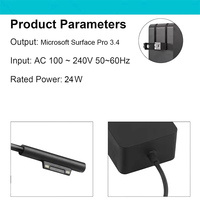Vente en gros Chargeur pour ordinateur portable 15V 1.6A 24W Chargeur adaptateur secteur pour Microsoft Surface pro 4 OEM