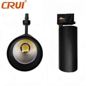 Chất lượng cao 3 CCT COB theo dõi ánh sáng tại chỗ 30 Wát đen 4 dây nhôm đèn bodytrack ánh sáng tại chỗ cho cửa hàng - Product Image 1