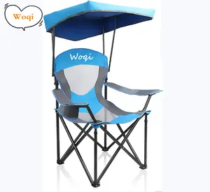 WOQI entrega rápida de pesca marco de Metal silla plegable al aire libre mochila portátil cubierta sillas